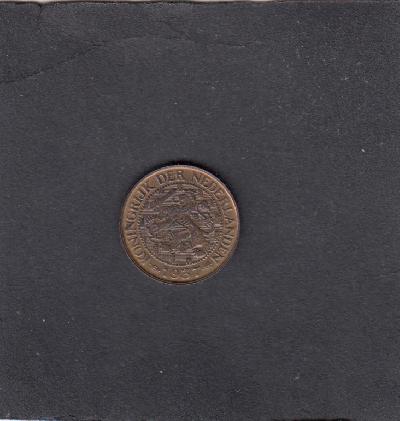 Beschrijving: 1 Cent WILHELMINA 